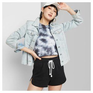 NAVY BLUE Fleece Shorts